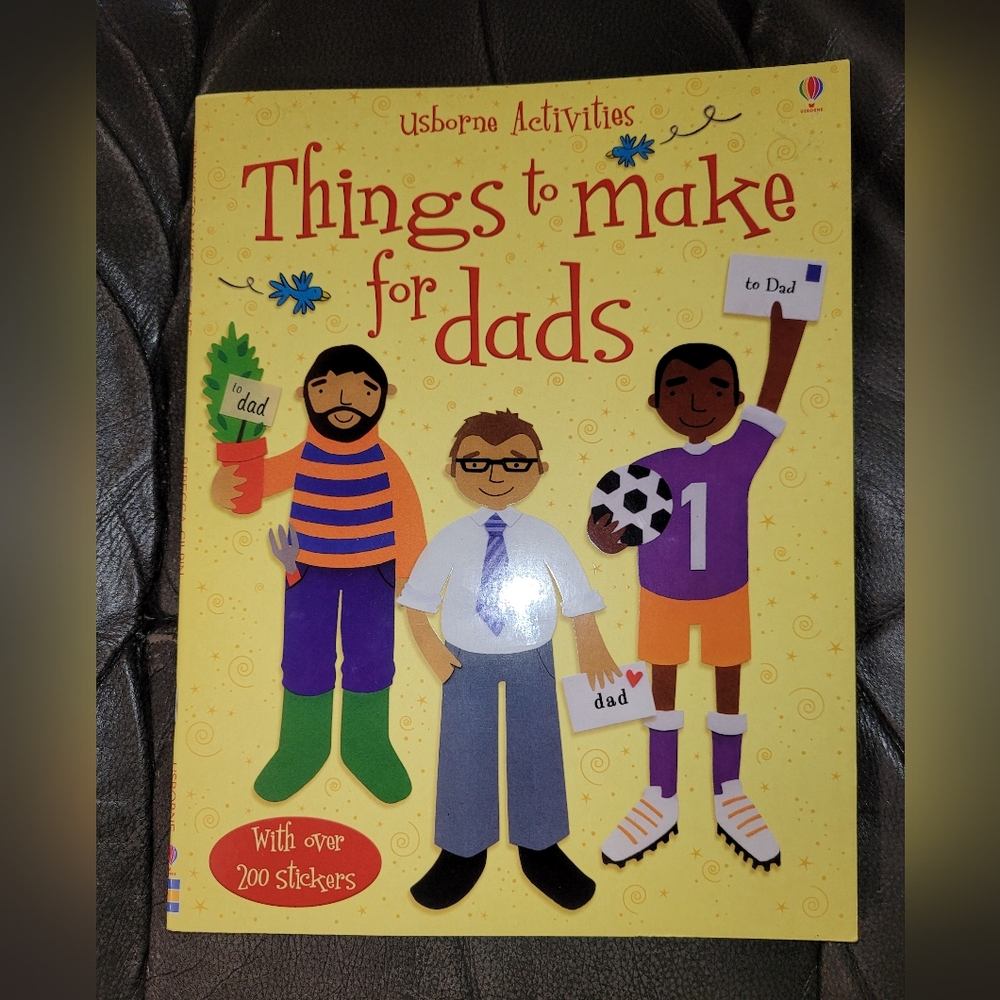 🆕️ Usborne Kids Activity Book "Things To Make For Dads" Father's Day Gift Idea